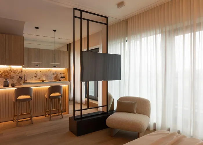 Sunset Balcony Center Free Parking Apartment Krakau