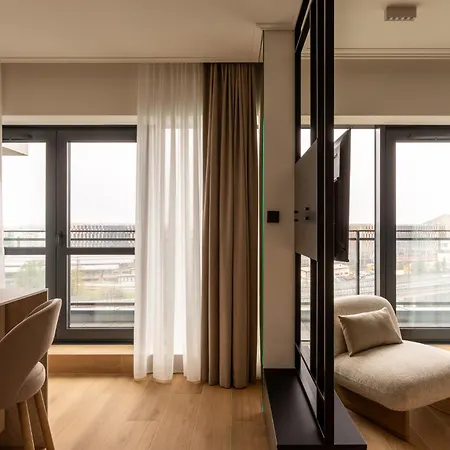 アパート Sunset Balcony Center Free Parking *
